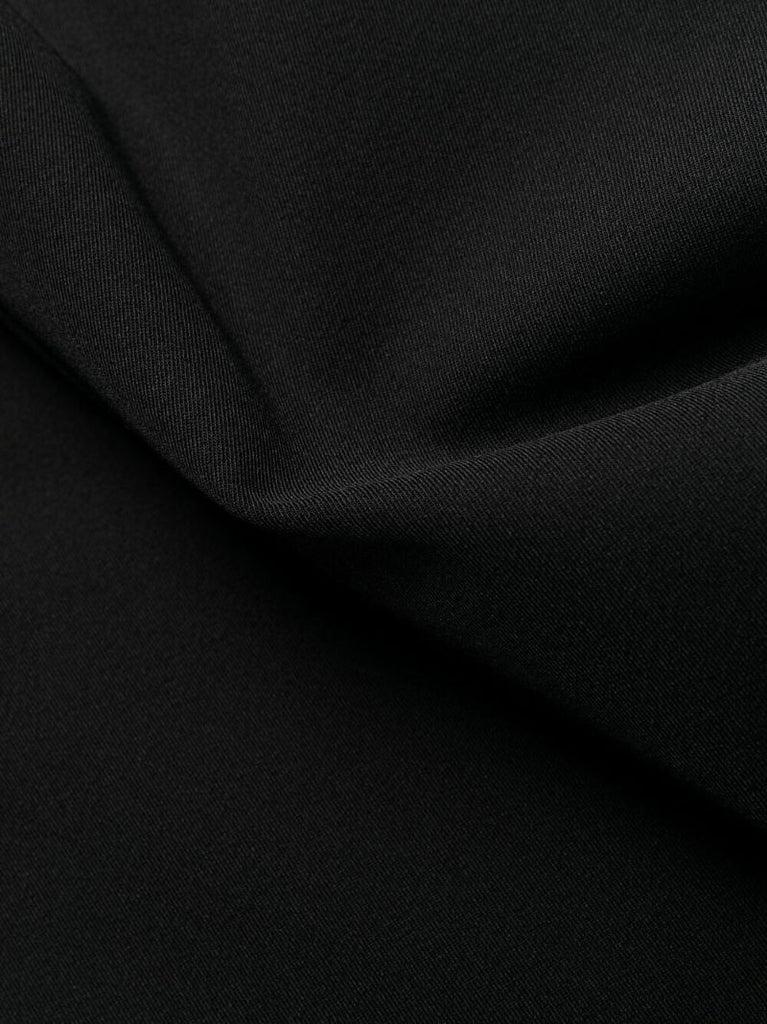Black Logo Plaque Tailored Trousers