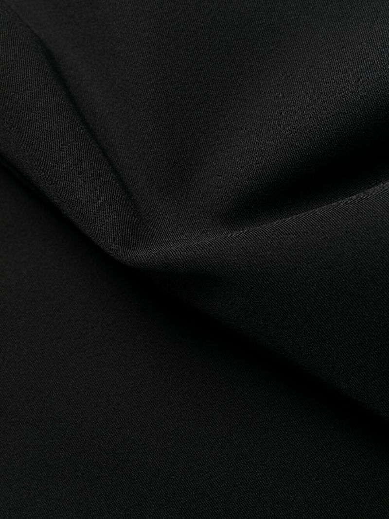 Black Logo Plaque Tailored Trousers