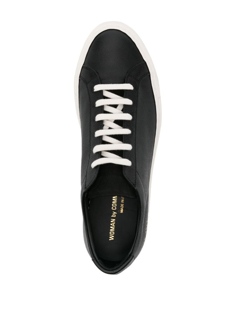 Black Achilles Leather Sneakers