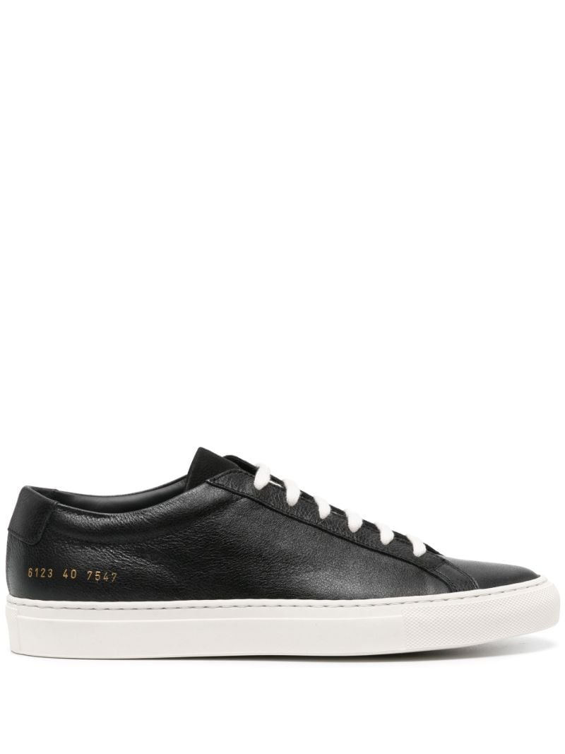 Black Achilles Leather Sneakers