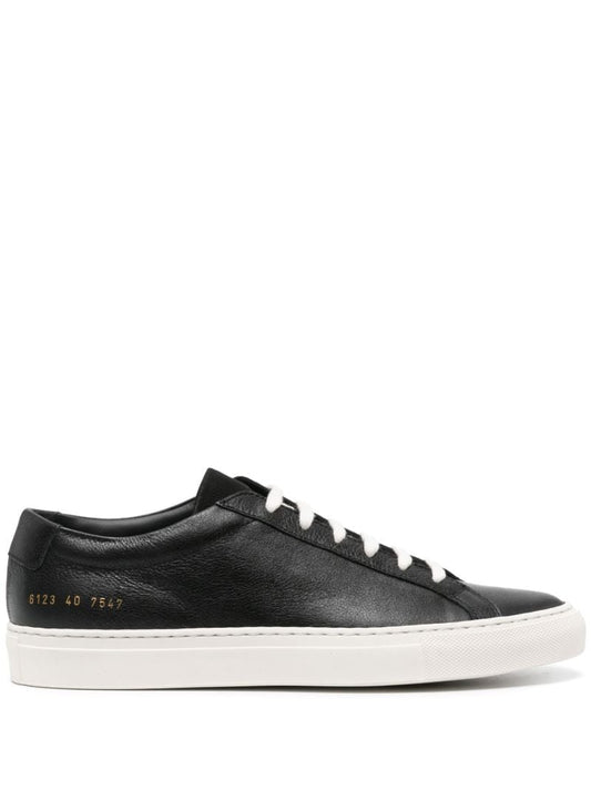 Black Achilles Leather Sneakers