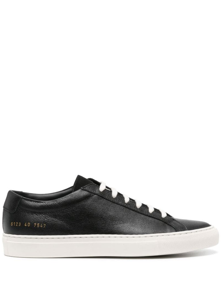 Black Achilles Leather Sneakers