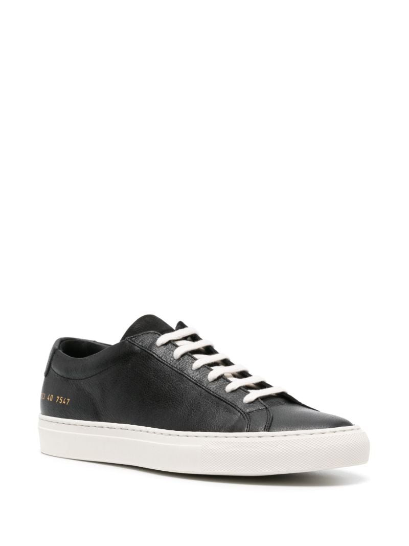 Black Achilles Leather Sneakers