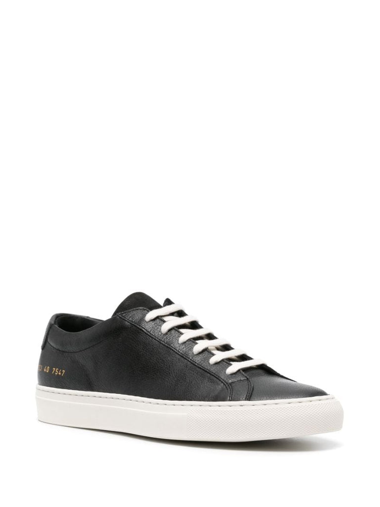 Black Achilles Leather Sneakers