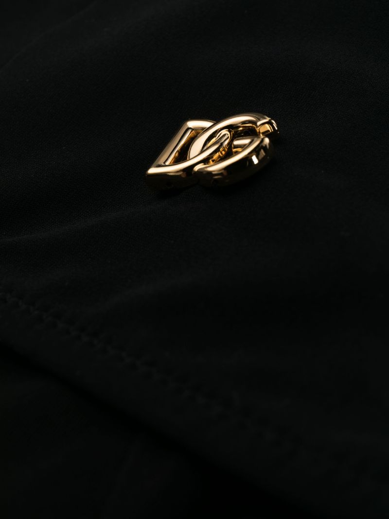 Black Logo Plaque Swimsuit