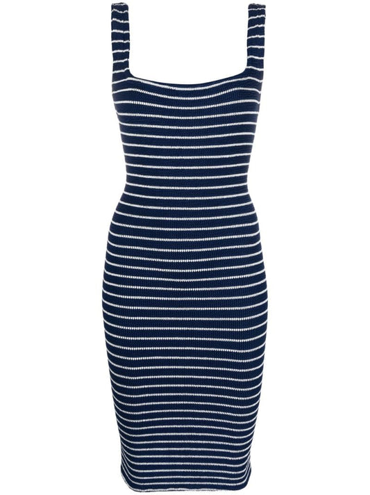 Blue Striped Tank Dress