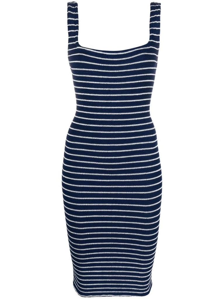 Blue Striped Tank Dress
