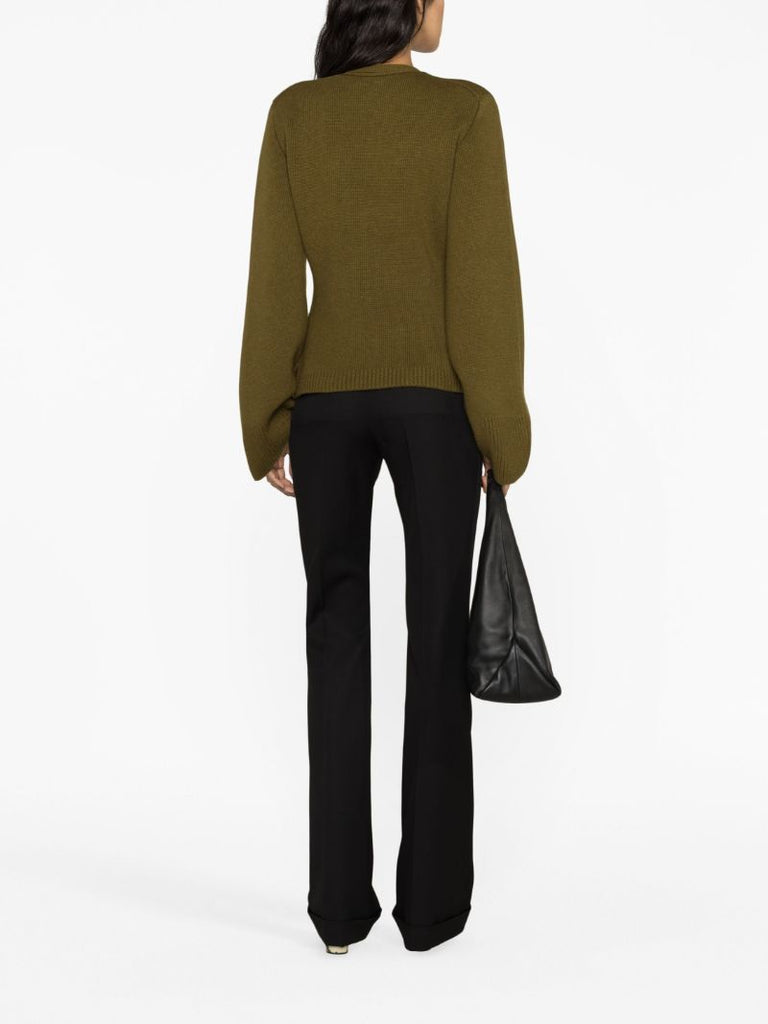 Green Scarlet Cashmere Cardigan