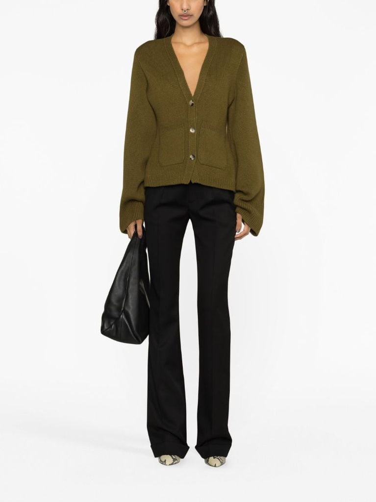 Green Scarlet Cashmere Cardigan