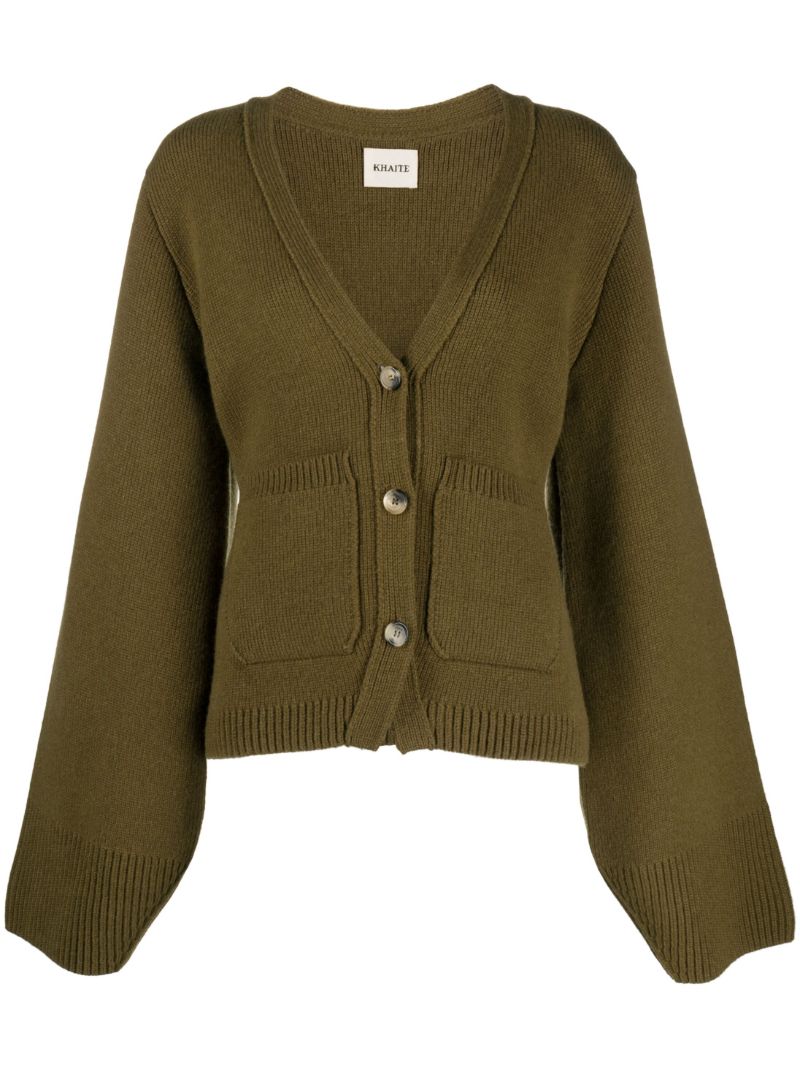 Green Scarlet Cashmere Cardigan
