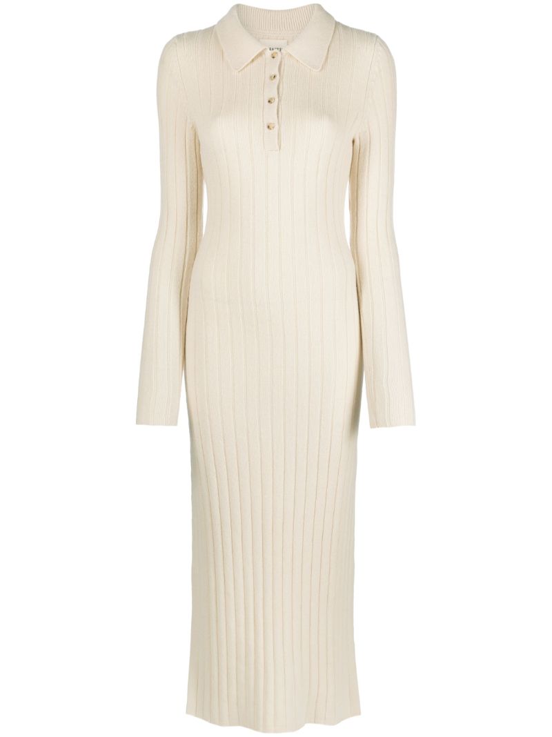 Neutral the Hans Cashmere Midi Dress