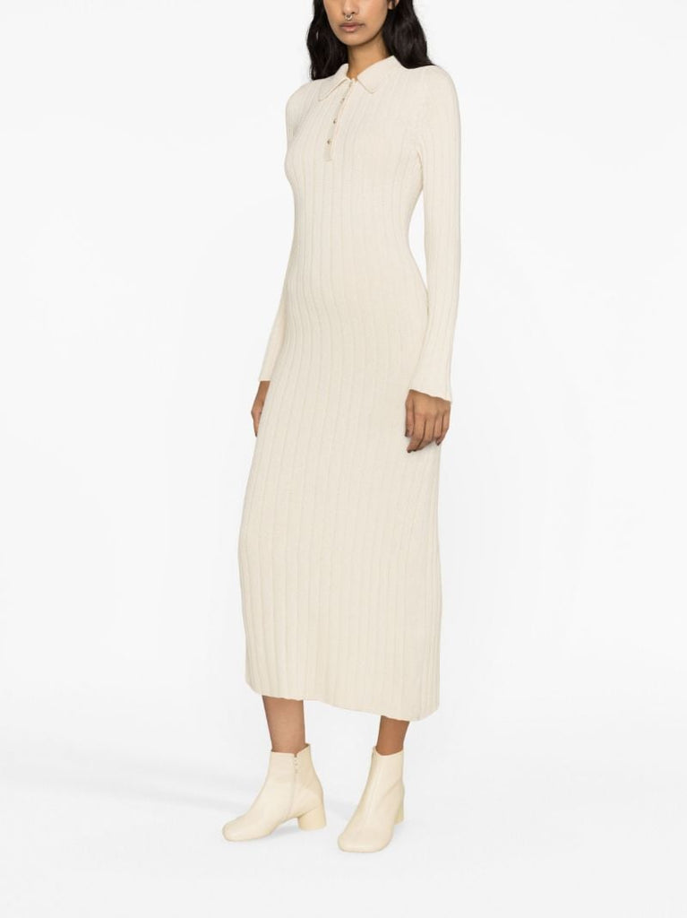Neutral the Hans Cashmere Midi Dress