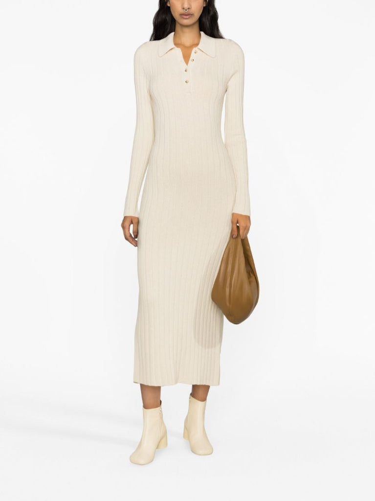 Neutral the Hans Cashmere Midi Dress