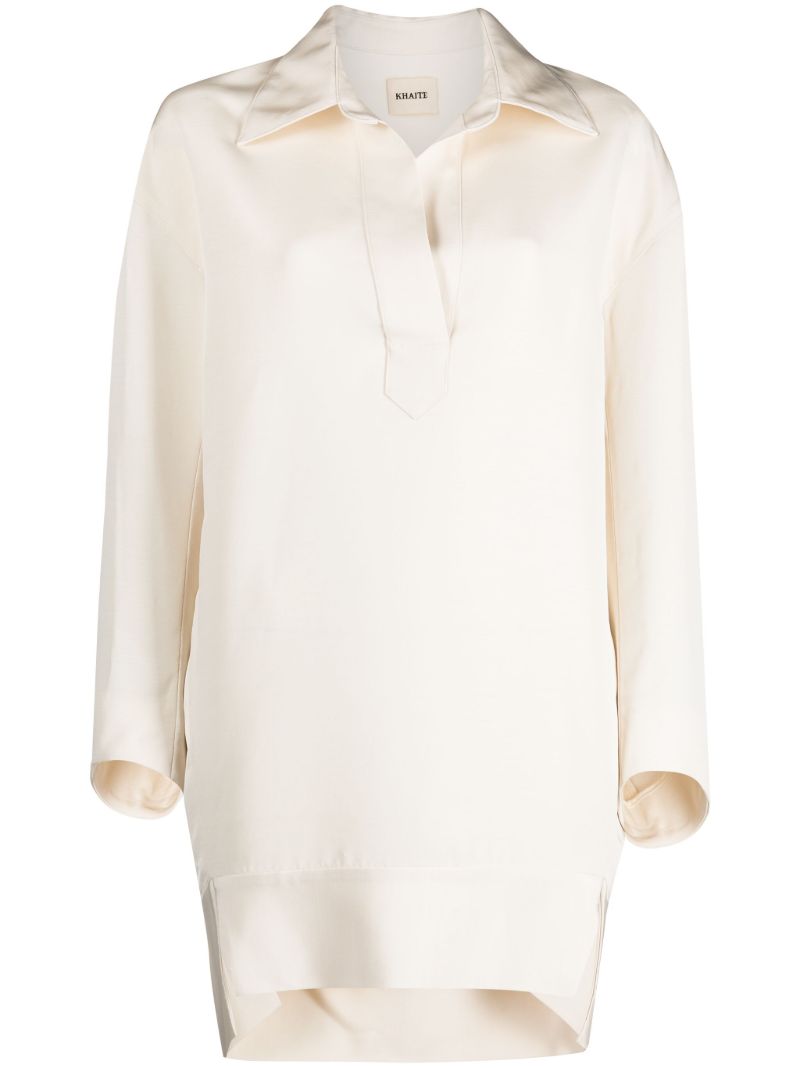 Neutral the Kal Mini Dress