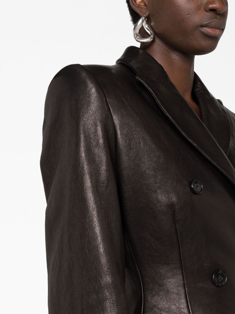Black the Martu Leather Blazer