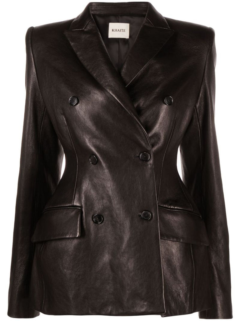 Black the Martu Leather Blazer