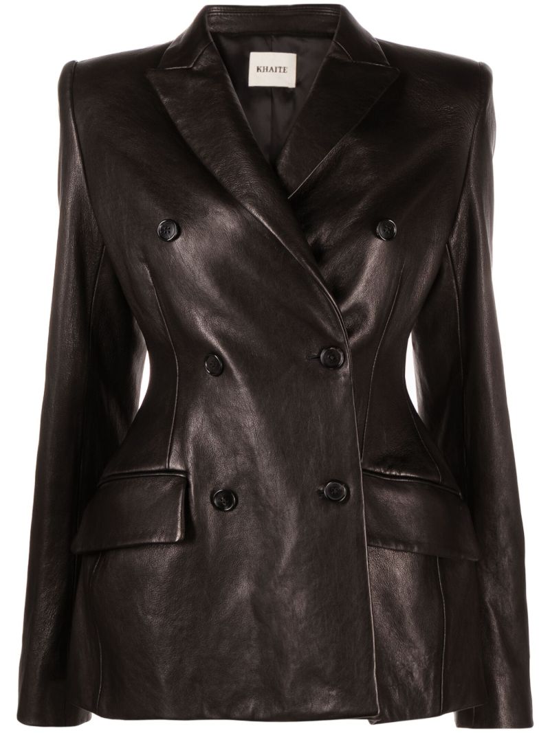 Black the Martu Leather Blazer