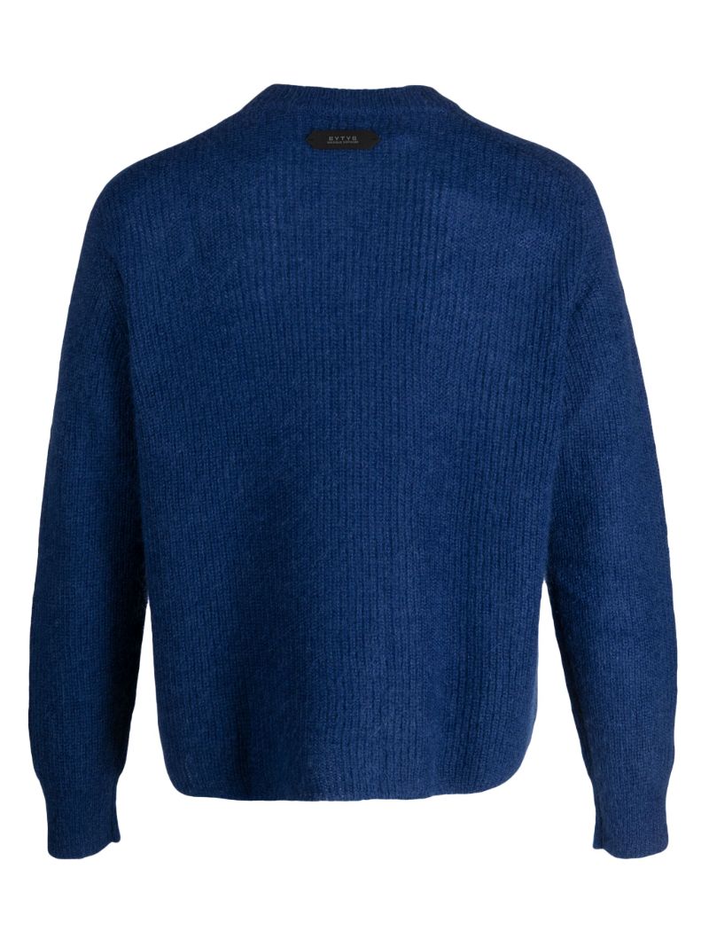 Blue Jaden Crew Neck Sweater