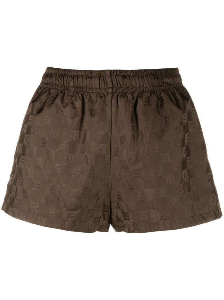 Brown Monogram Sport Shorts