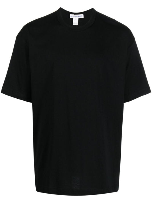 Black Logo Print T-shirt