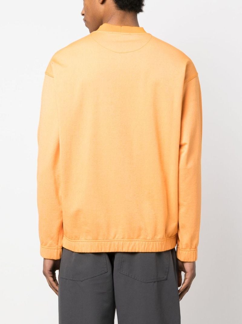 Orange Marina Crew Neck Sweatshirt