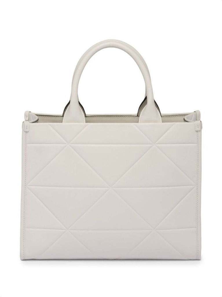 White Small Symbole Tote Bag