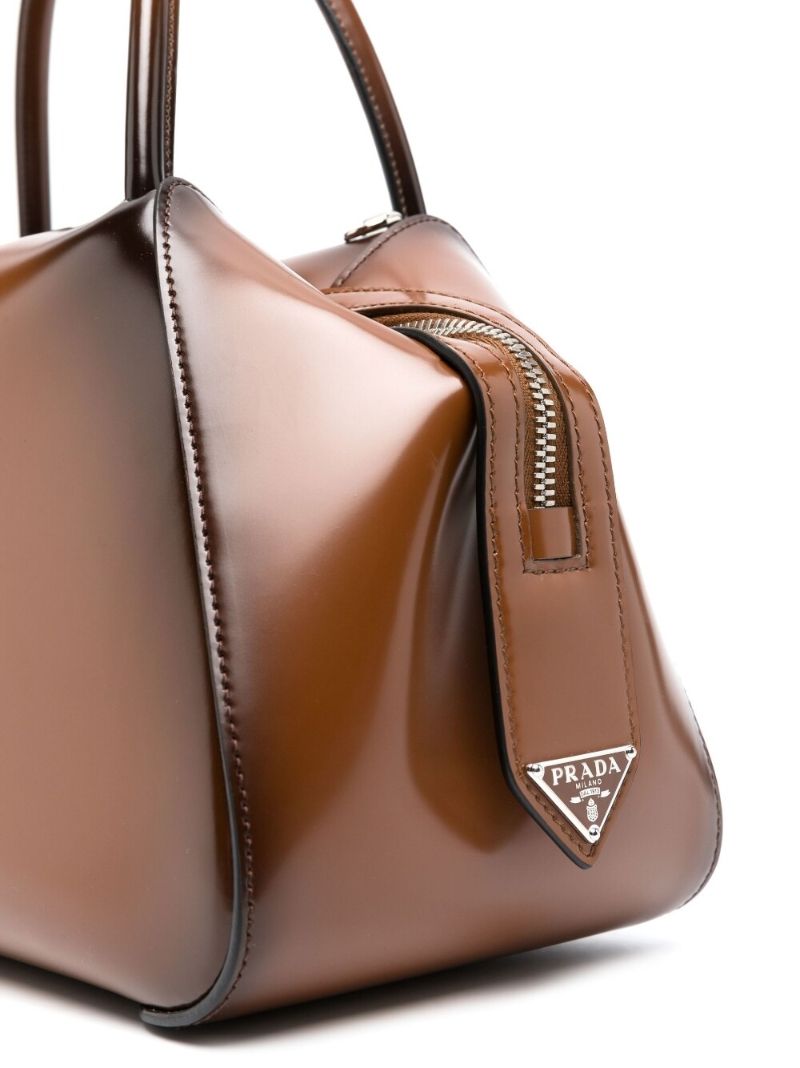 Brown Supernova Leather Tote Bag
