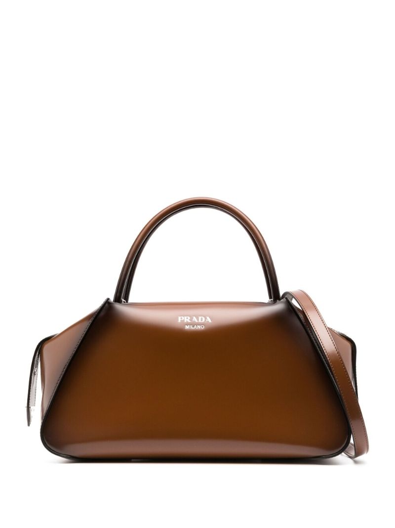 Brown Supernova Leather Tote Bag