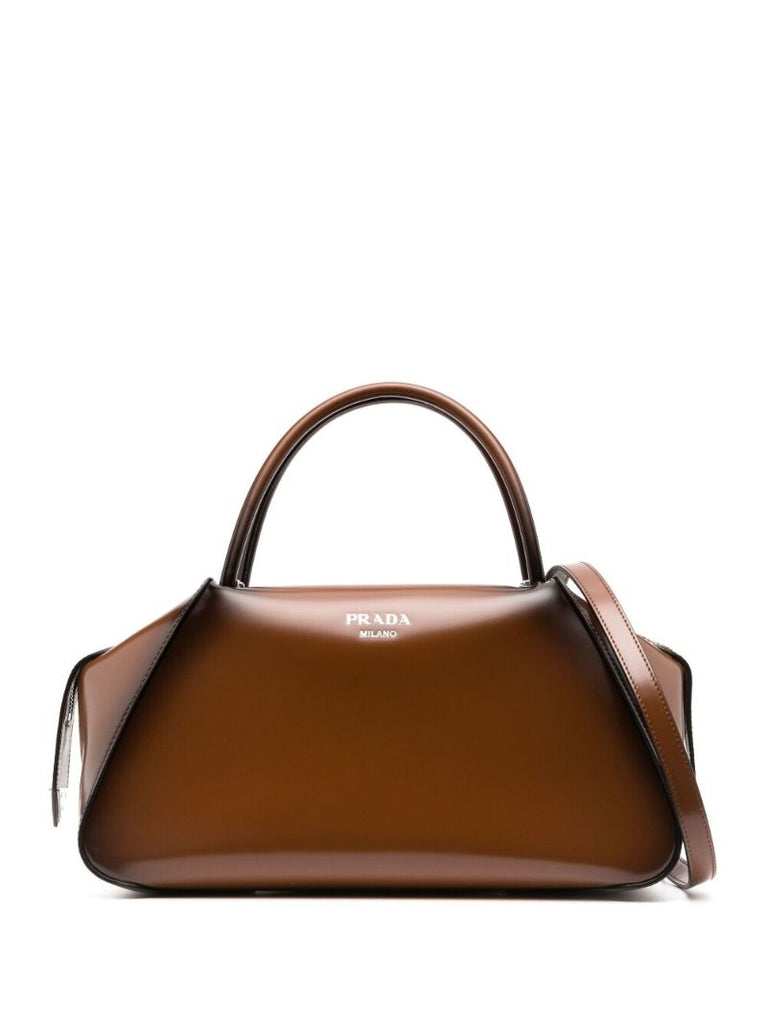 Brown Supernova Leather Tote Bag