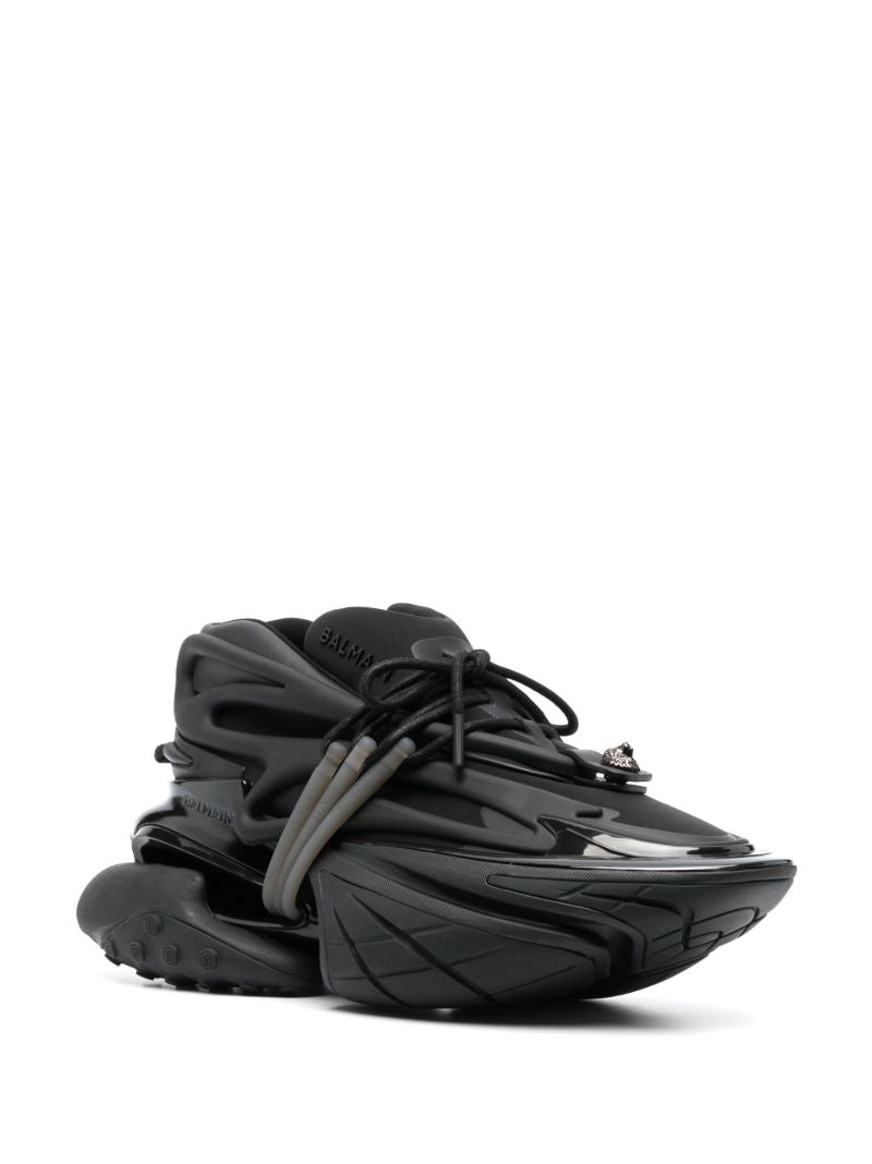 Black Lace-up Sneakers