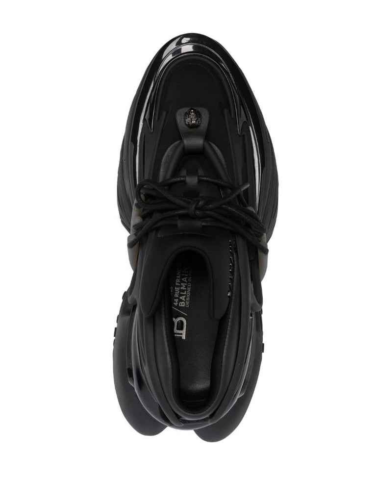 Black Lace-up Sneakers