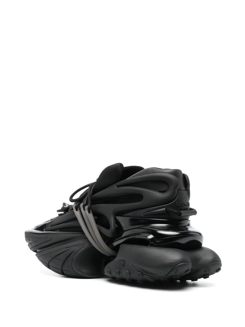 Black Lace-up Sneakers