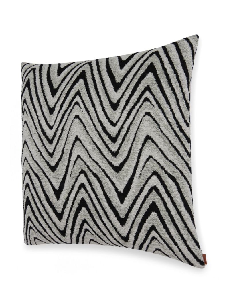 Grey and Black Savana Cushion 60x60cm
