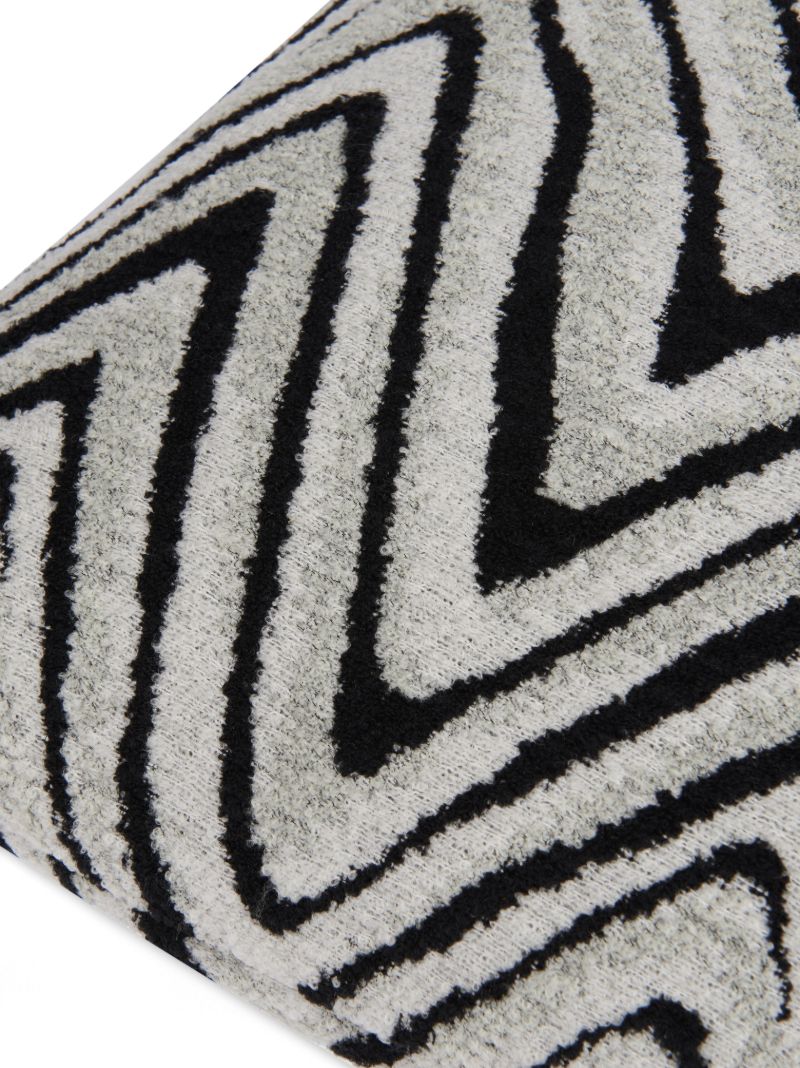 Grey and Black Savana Cushion 60x60cm