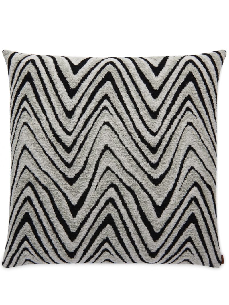 Grey and Black Savana Cushion 60x60cm