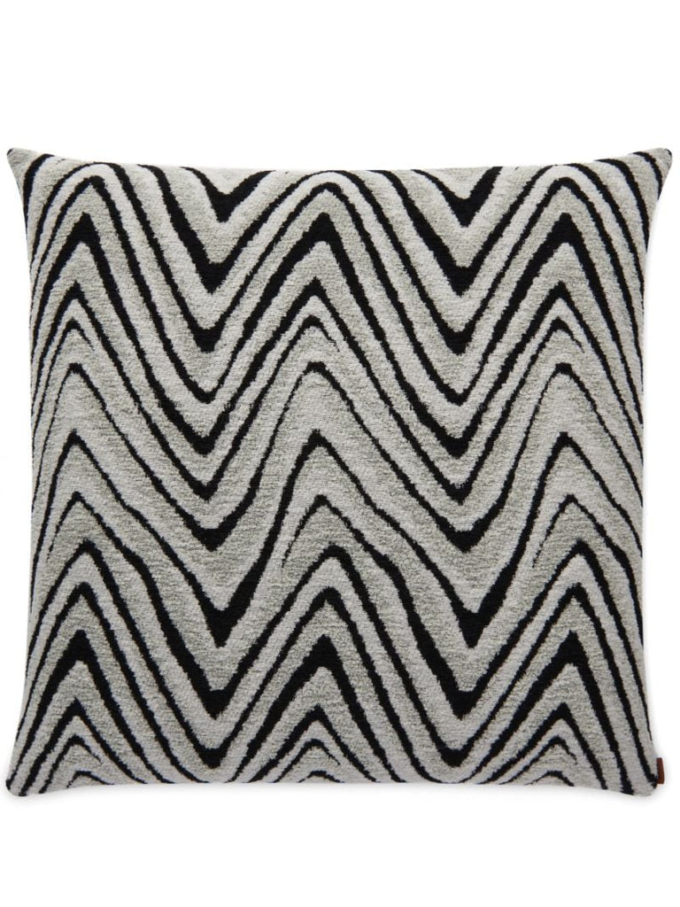 Grey and Black Savana Cushion 60x60cm
