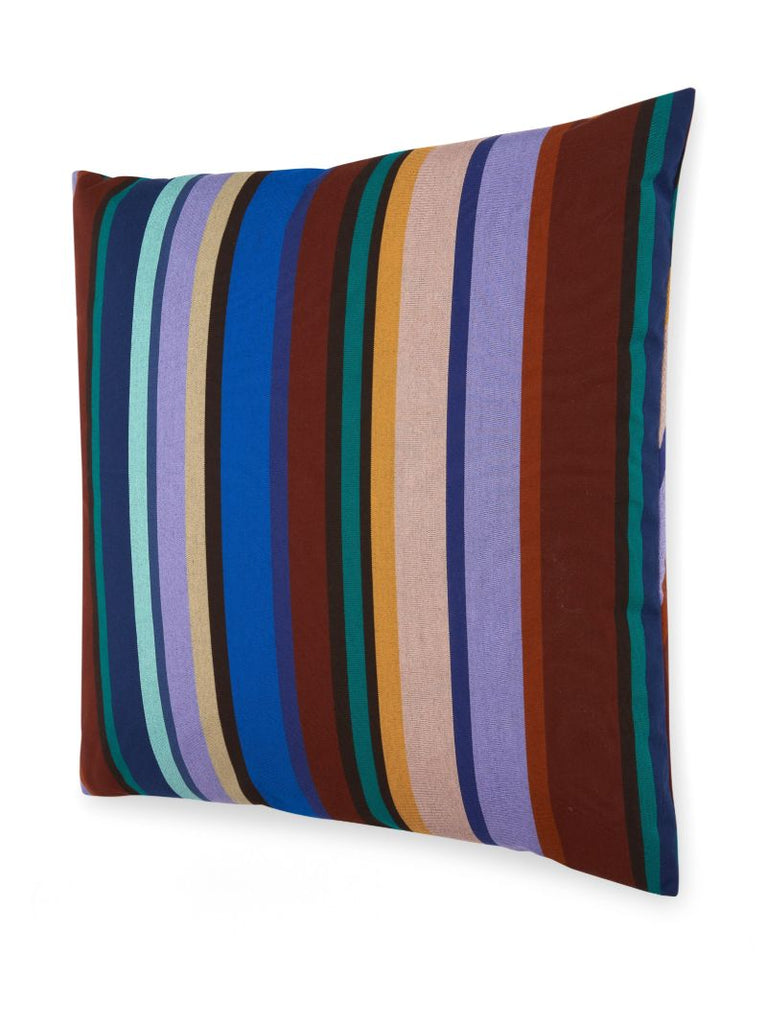 Blue Notturno Striped Outdoor Cushion