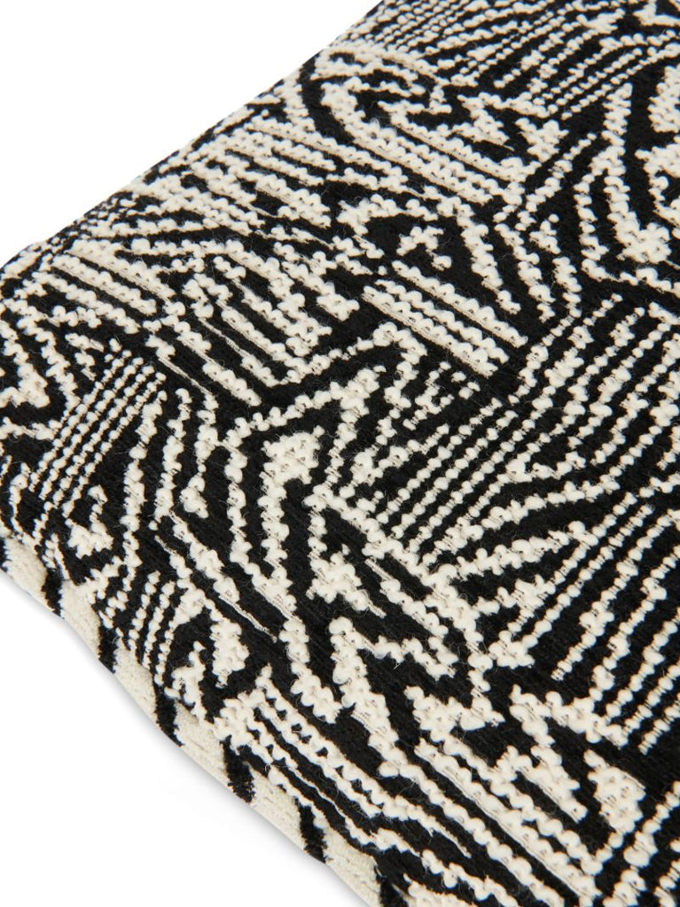 Black Noise Woven Cushion