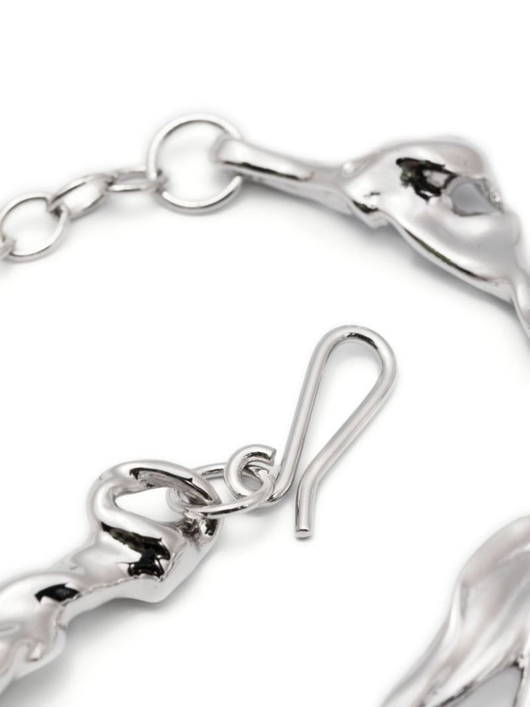 Rhodium-plated Treacle Necklace