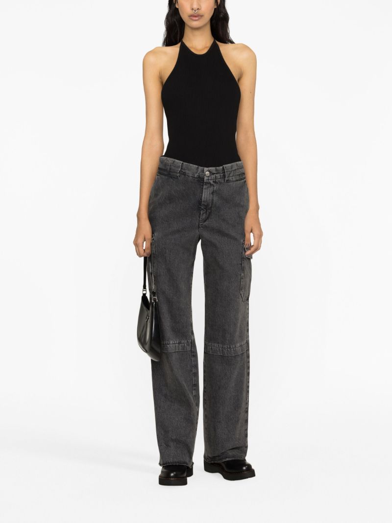 Black Halterneck Top