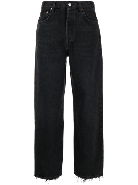 Black Dara Wide-leg Jeans