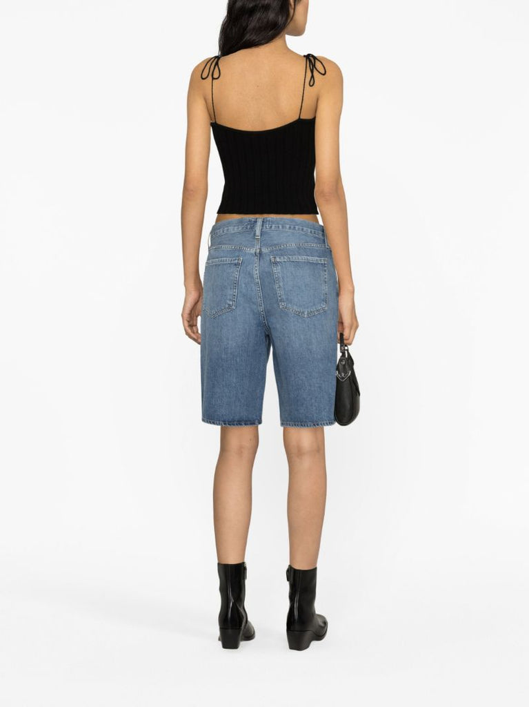 Blue Jort Low-rise Denim Shorts