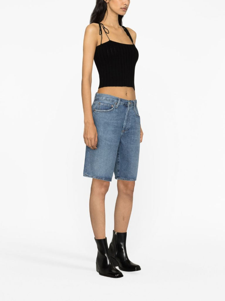 Blue Jort Low-rise Denim Shorts