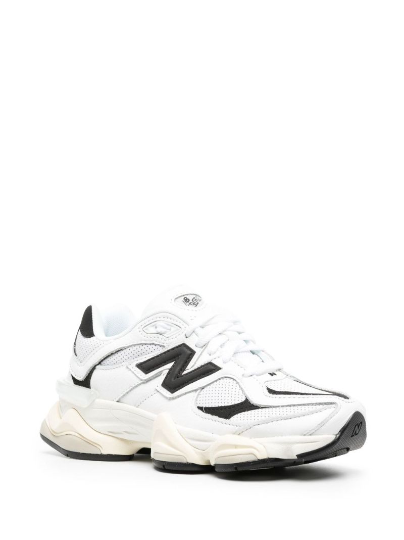 White 9060 Panelled Sneakers
