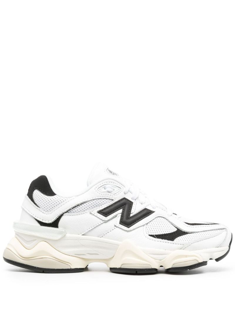 White 9060 Panelled Sneakers