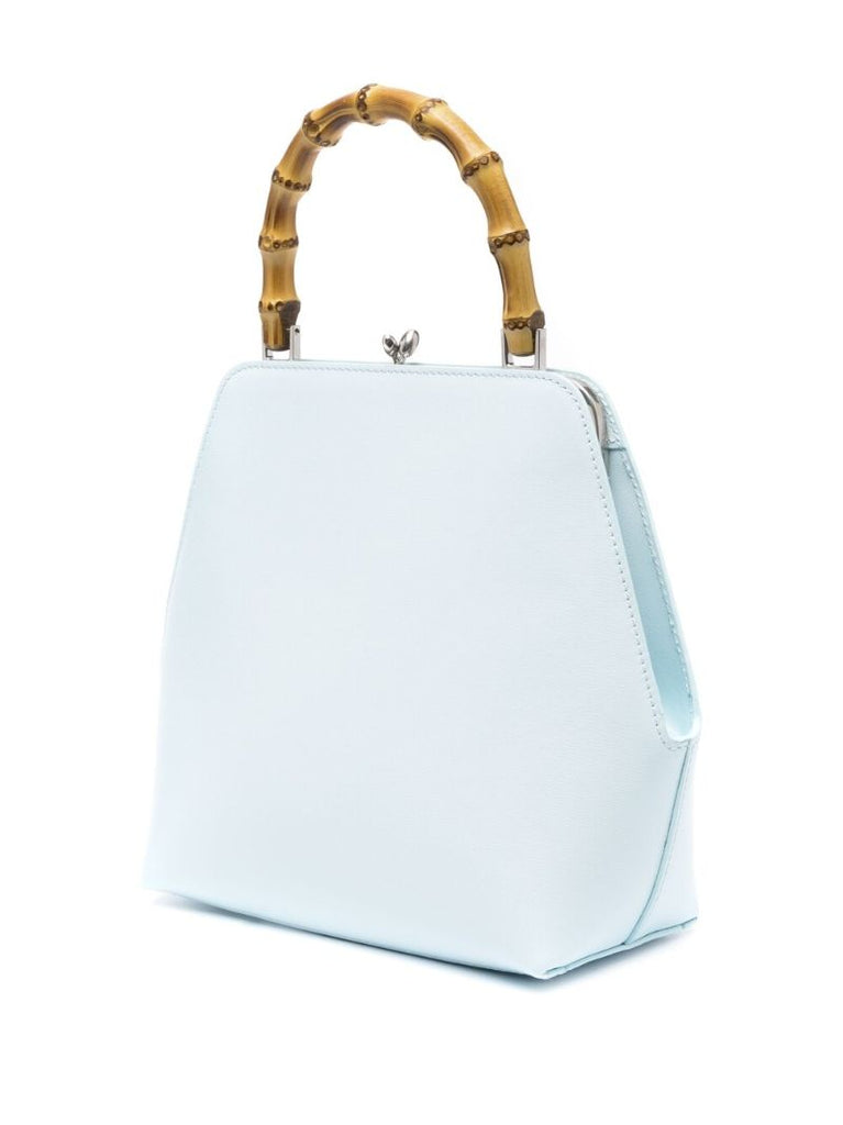 Blue Goji Bamboo Top Handle Bag