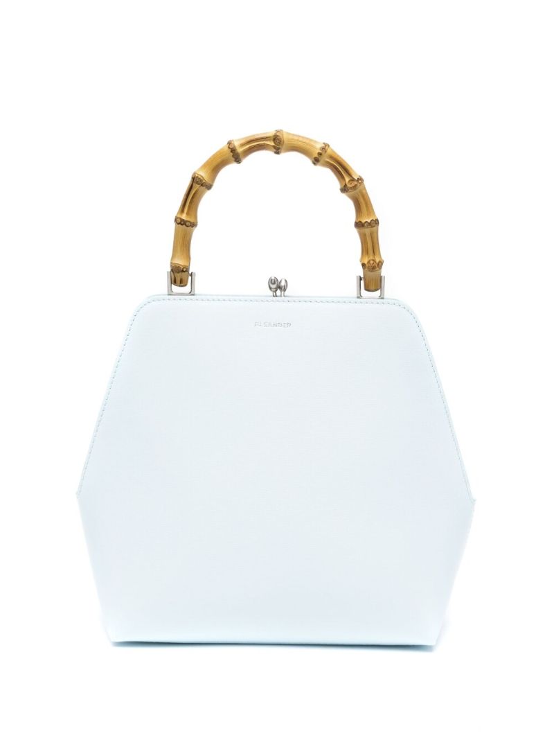 Blue Goji Bamboo Top Handle Bag