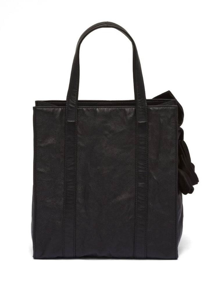 Black Mini Floral AppliquÃ_x0083_Â© Tote Bag