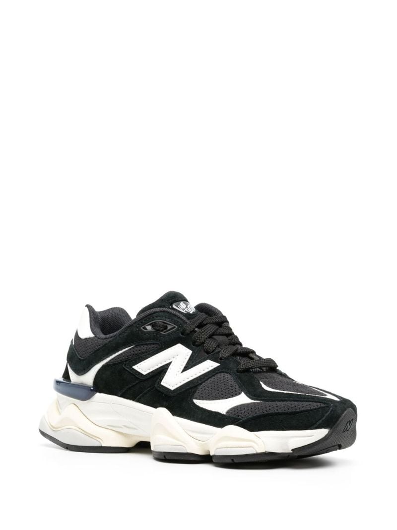 Black 9060 Panelled Sneakers