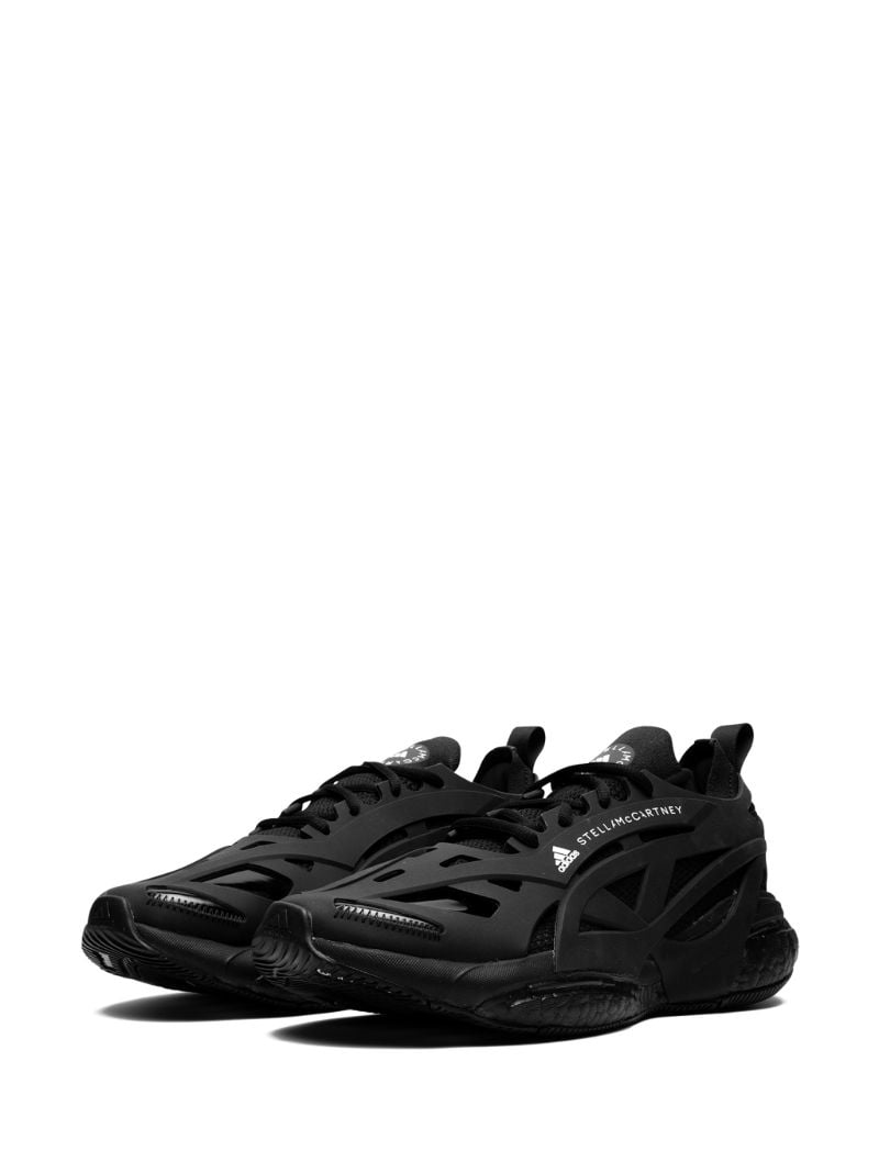 X Stella Mccartney Black Solarglide Trainers